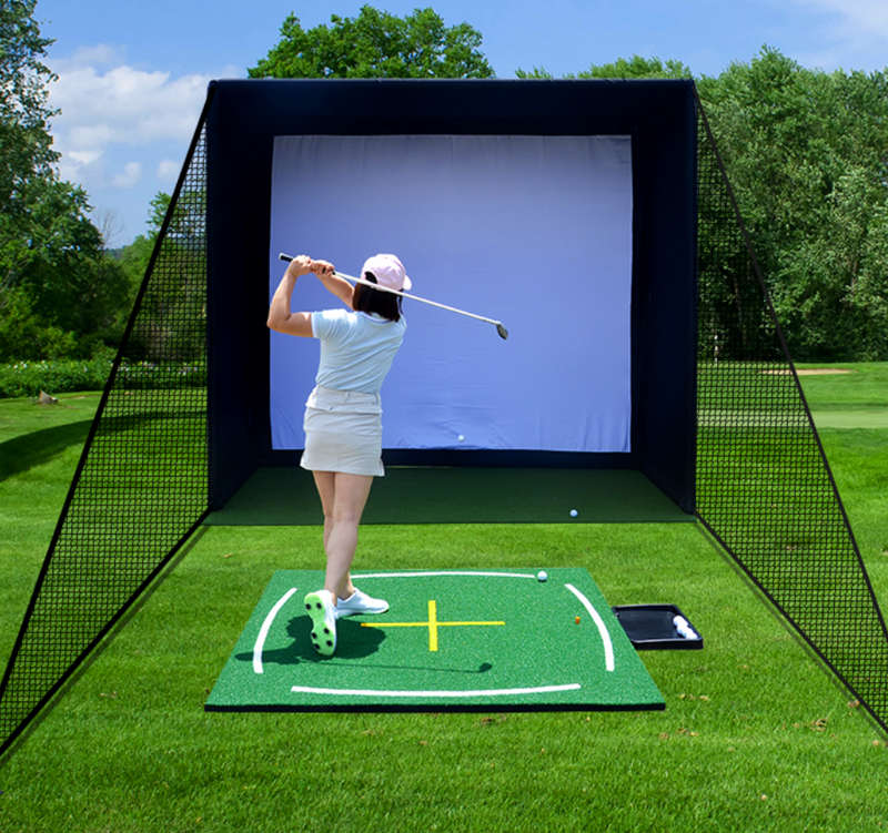 Golf Simulator Enclosure Net 2
