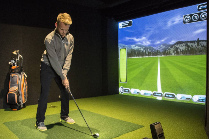 Golf simulator package