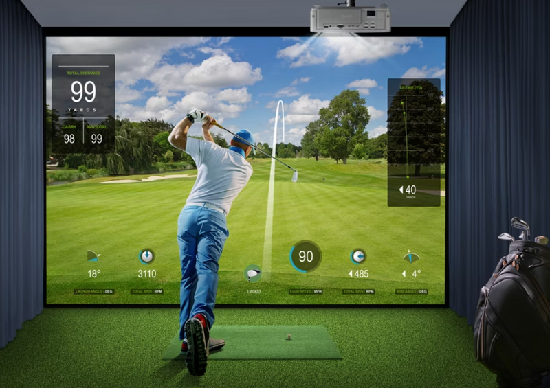 Golf simulator package